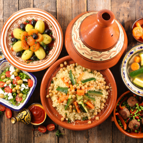 restaurant snack thé au riad tifawt médina de marrakech maroc