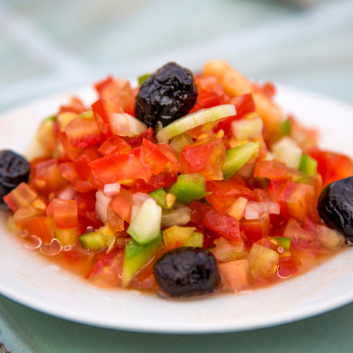 salade marocaine restaurant snack thé au riad tifawt médina de marrakech maroc