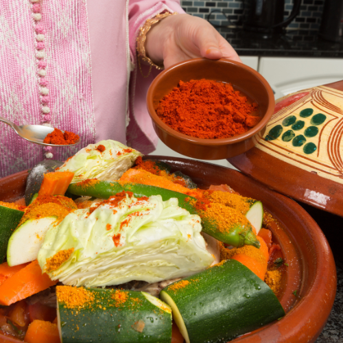 cours de cuisine tajine couscous batbout msemen harira au riad tifawt médina de marrakech maroc