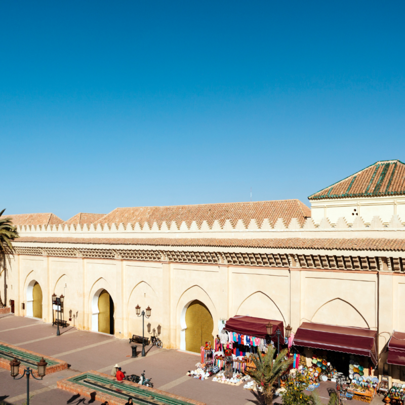 Mosquée Moulay El Yazid (El mansour) dans le quartier Kasbah de la médina de Marrakech au Maroc